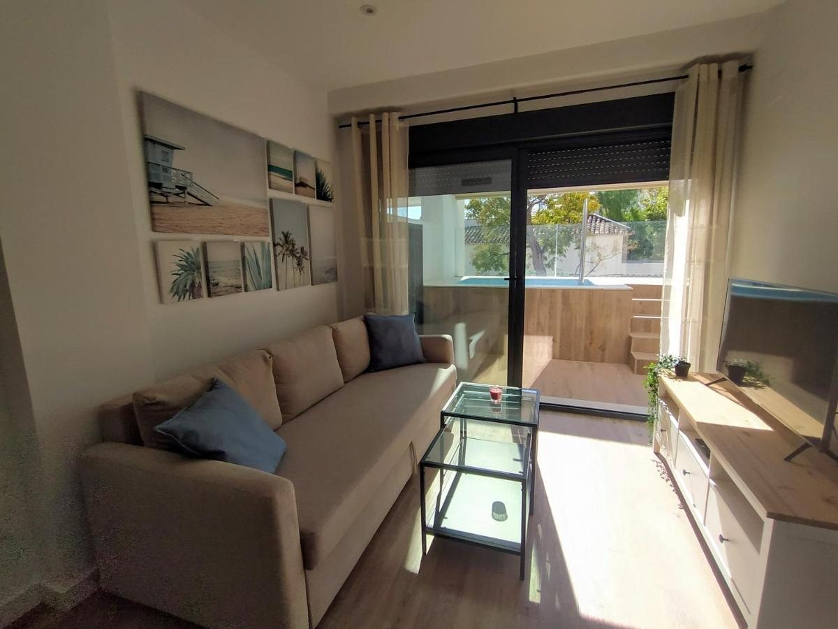 Apartamento Terrazas Del Mar, Piscina Privada トレモリノス エクステリア 写真