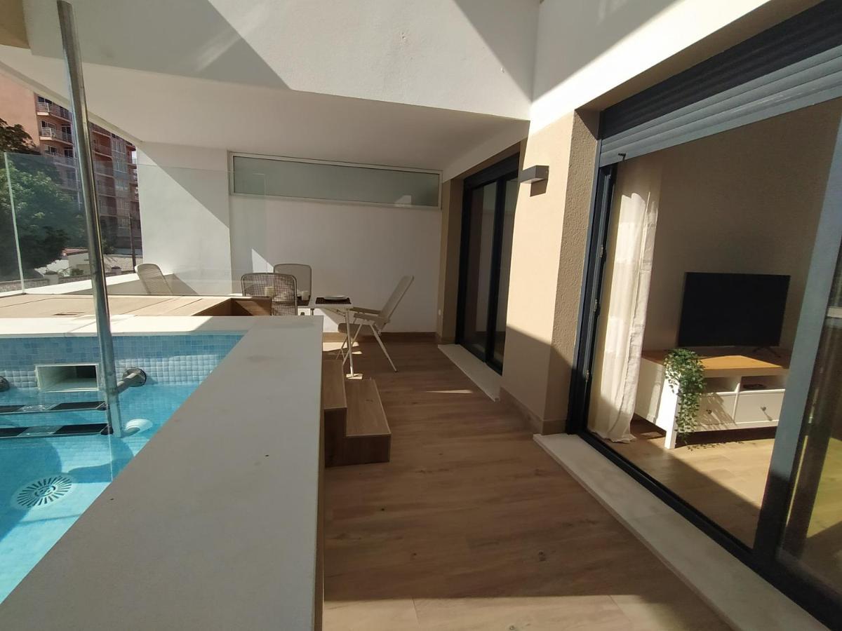 Apartamento Terrazas Del Mar, Piscina Privada トレモリノス エクステリア 写真